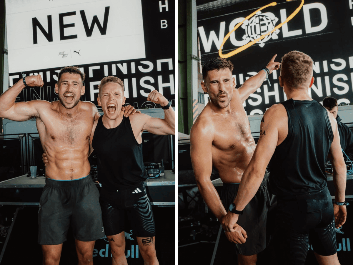 Jake Williamson and Fabian Eisenlauer at HYROX Berlin