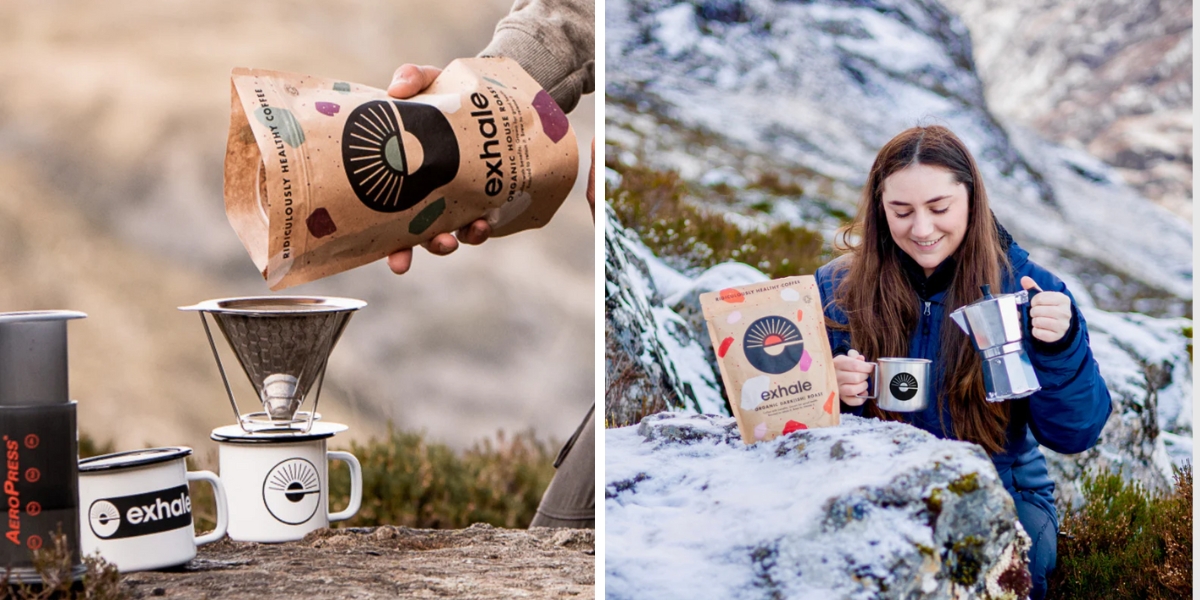 how to make exhale coffee