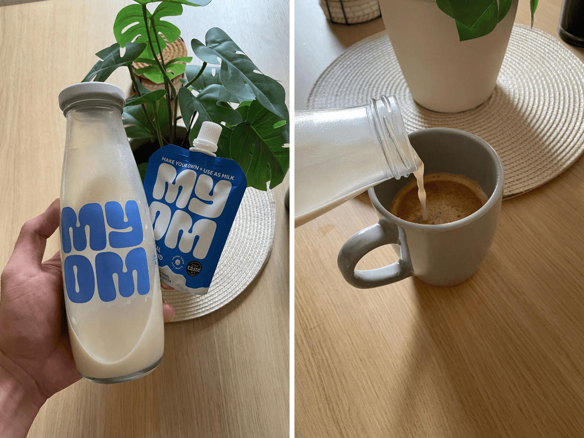 MYOM's Zero-Waste Oat Milk