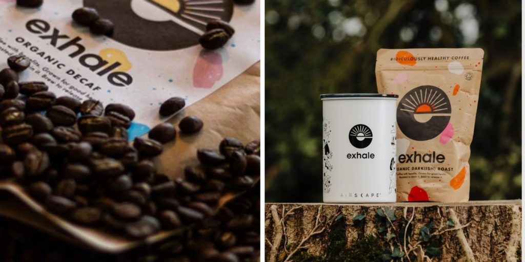 exhale coffee beans