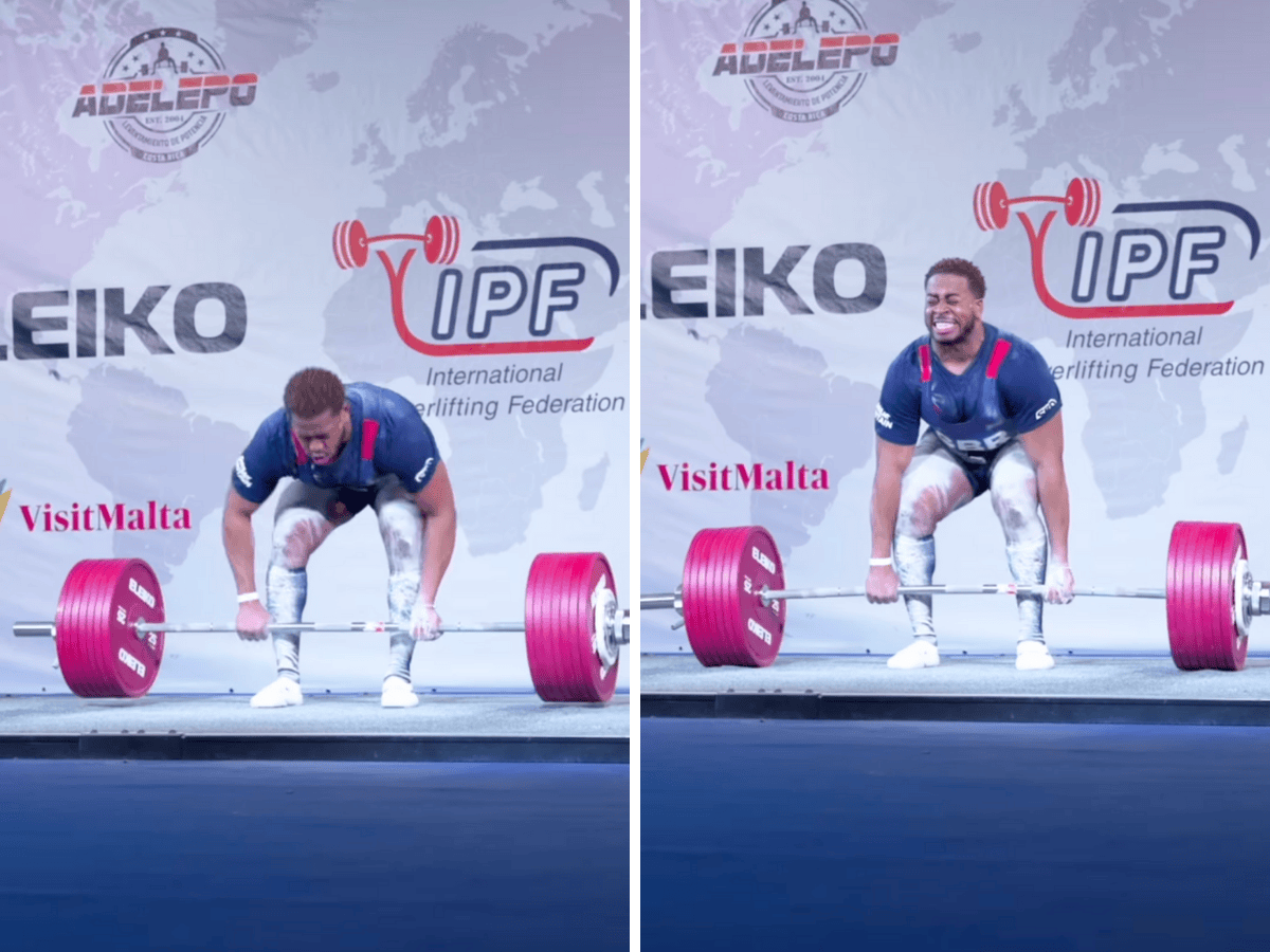Nathaniel Massiah at the IPF Junior World Championships