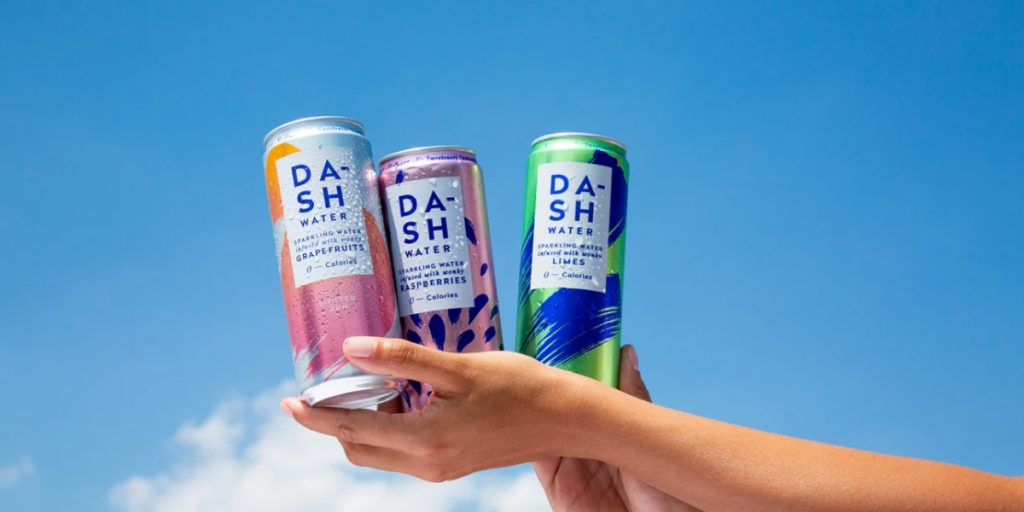 sugar-free flavoured sparkling water
