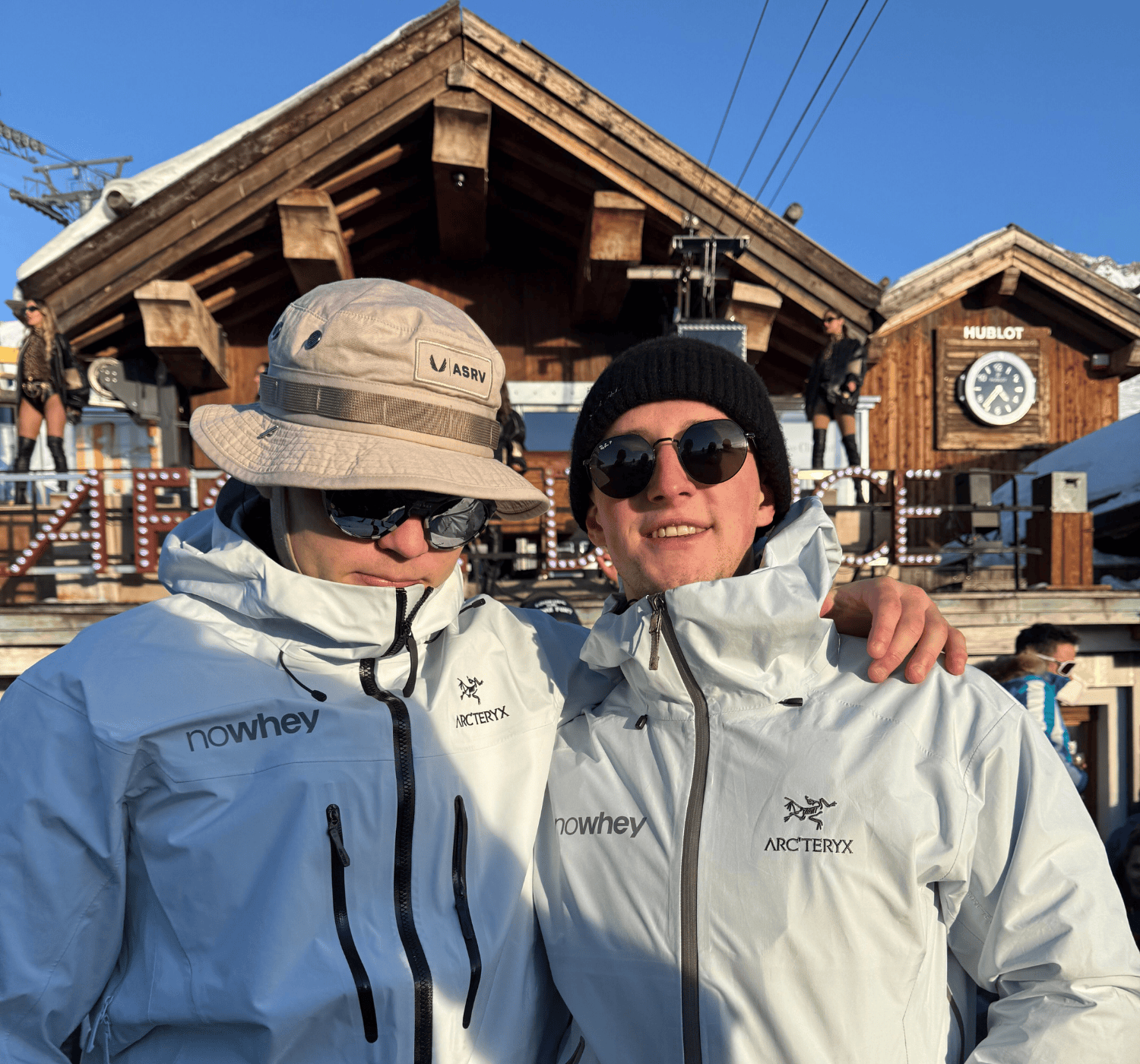 nowhey founders Luis Evitt (left) and Jesse Bate