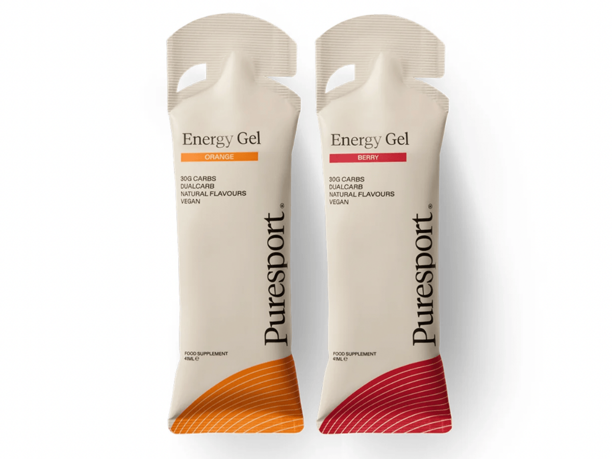 Puresport Energy Gels in Orange and Berry