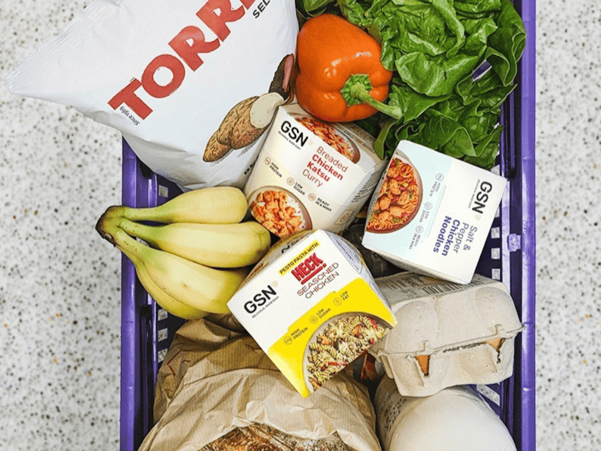 Gold Standard Nutrition meals in a shopping basket