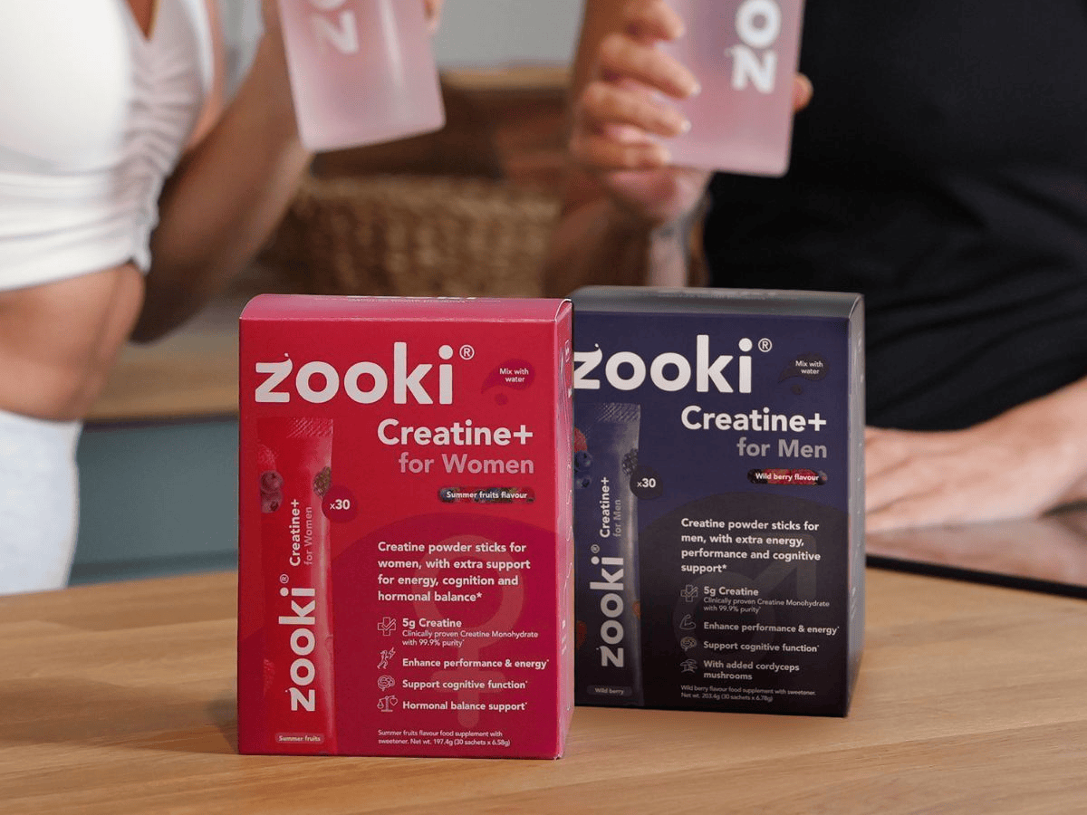 Zooki Creatine in Men's & Women's varieties