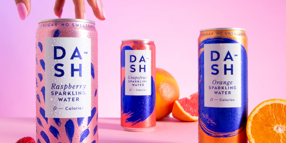 canned carbonated water