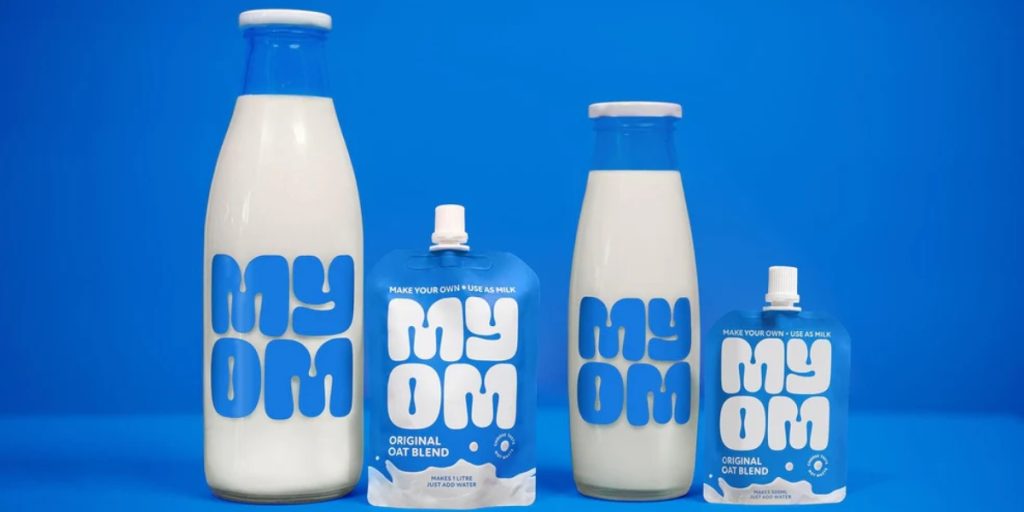 small oat milk cartons