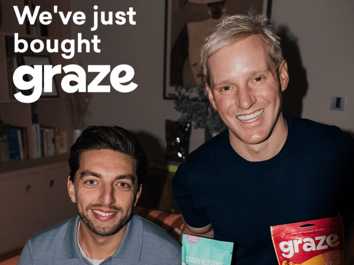 Jamie Laing and Ed Williams Announce Graze Acquisition