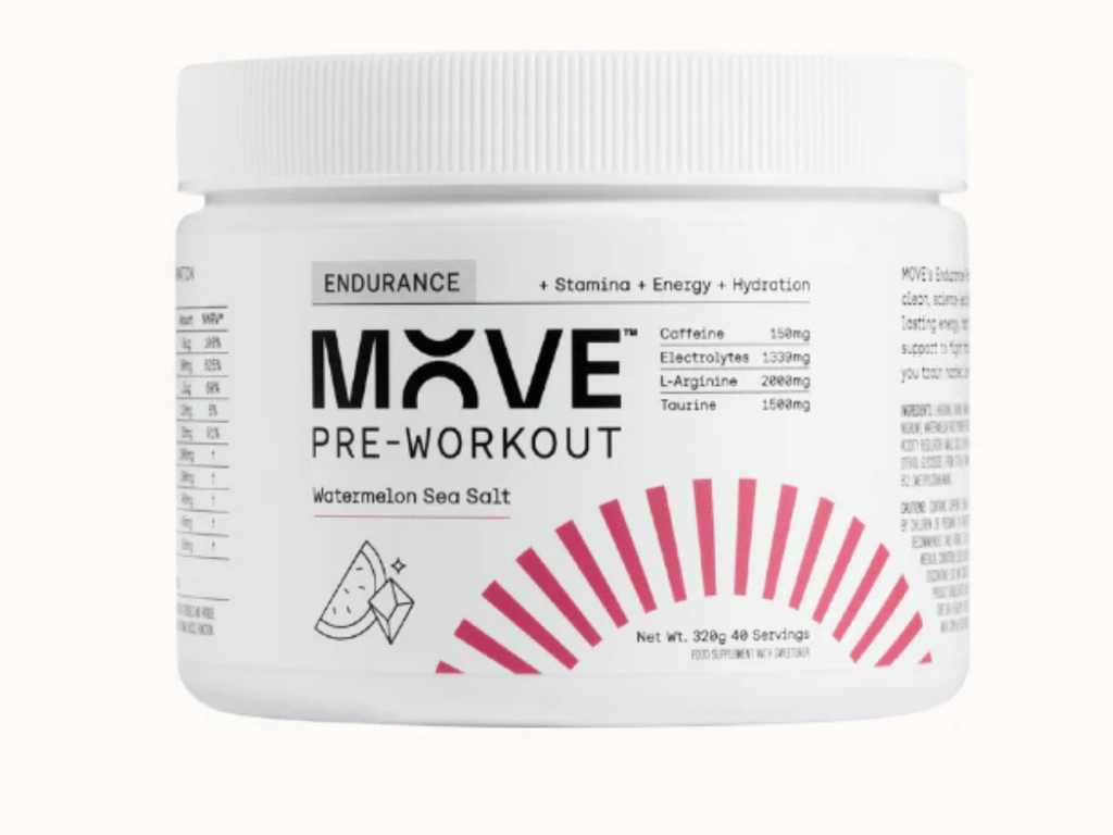 MOVE Endurance Pre-Workout Tub