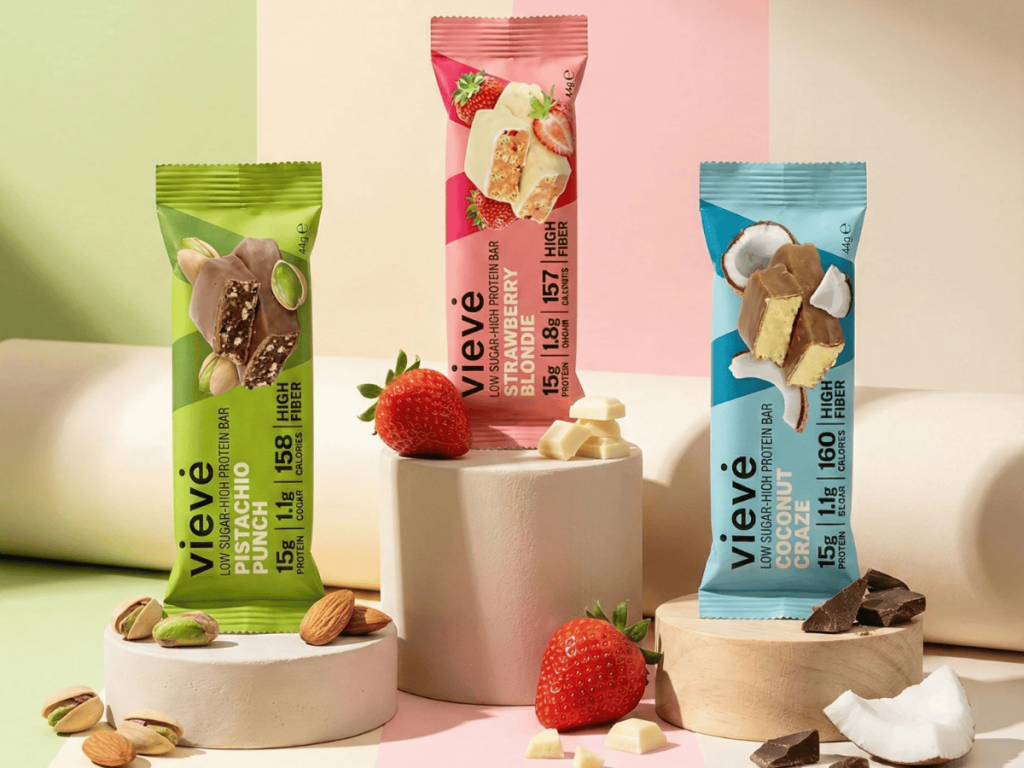 Vieve Protein Water's new protein bars