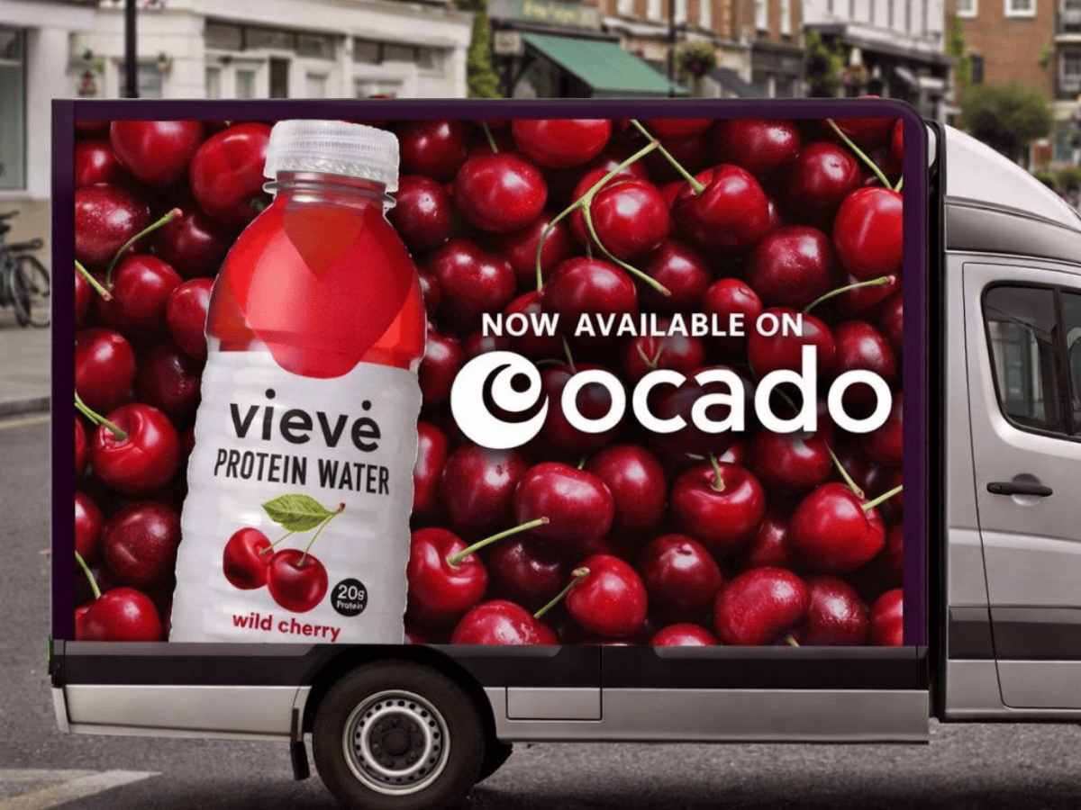 Cherry Vieve Protein Water Lands On Ocado