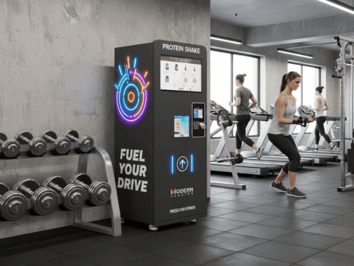 Optimum Nutrition Vending Machine From Modern Vending