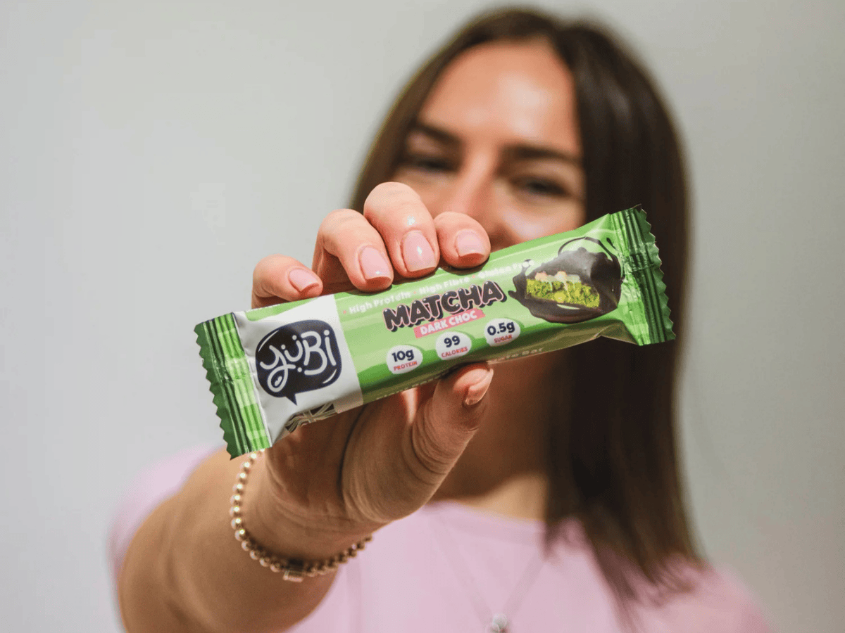 The new Dark Choc Matcha flavour from Yubi Bar