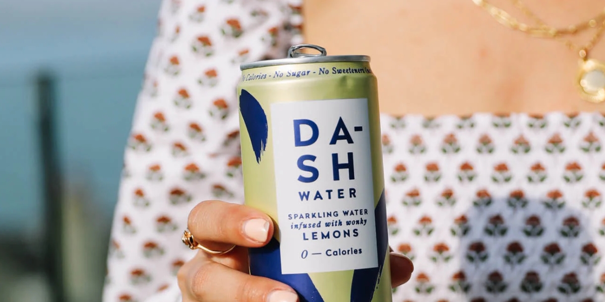 dash lemon sparkling water