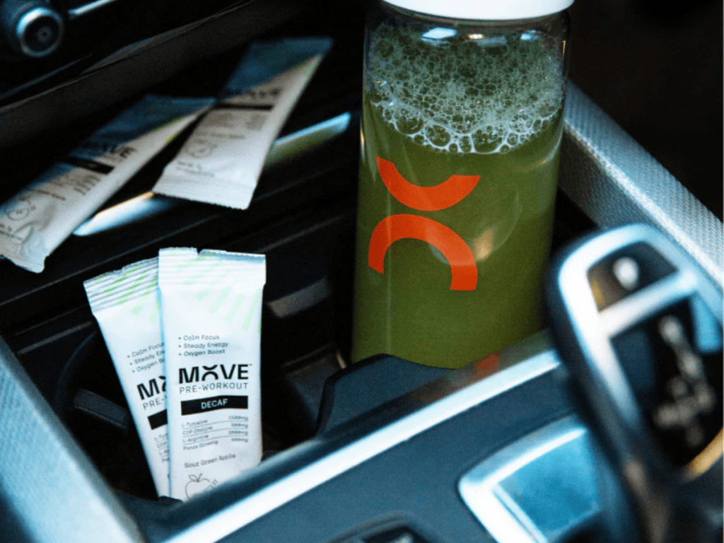 MOVE's new decaf pre-workout