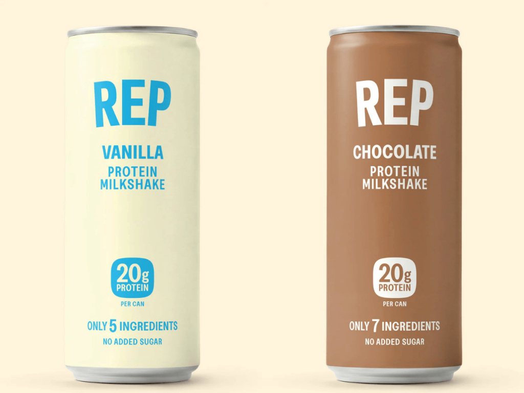 REP protein milkshakes