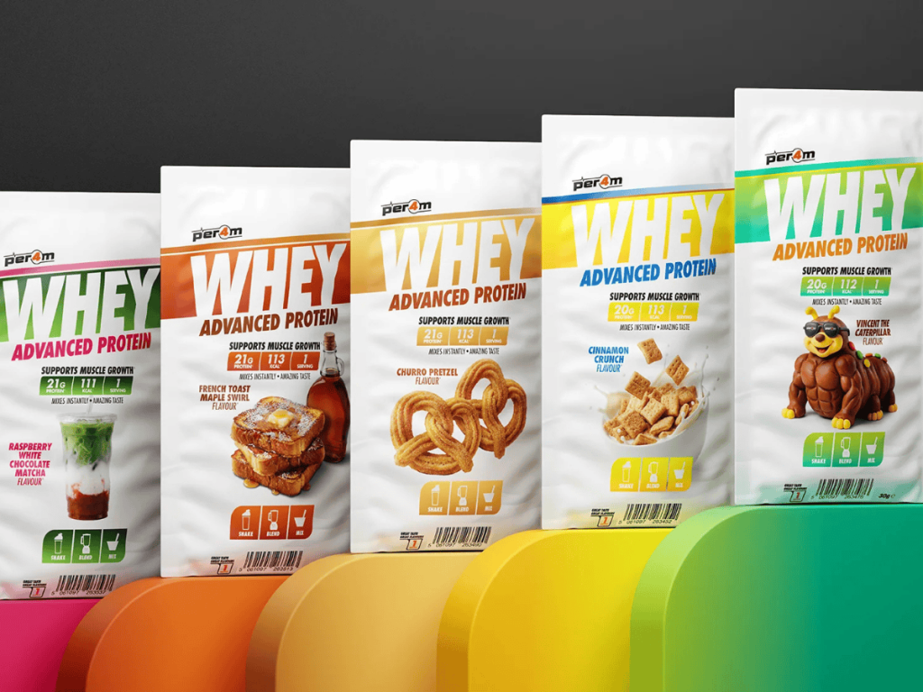 New flavours of Per4m Whey