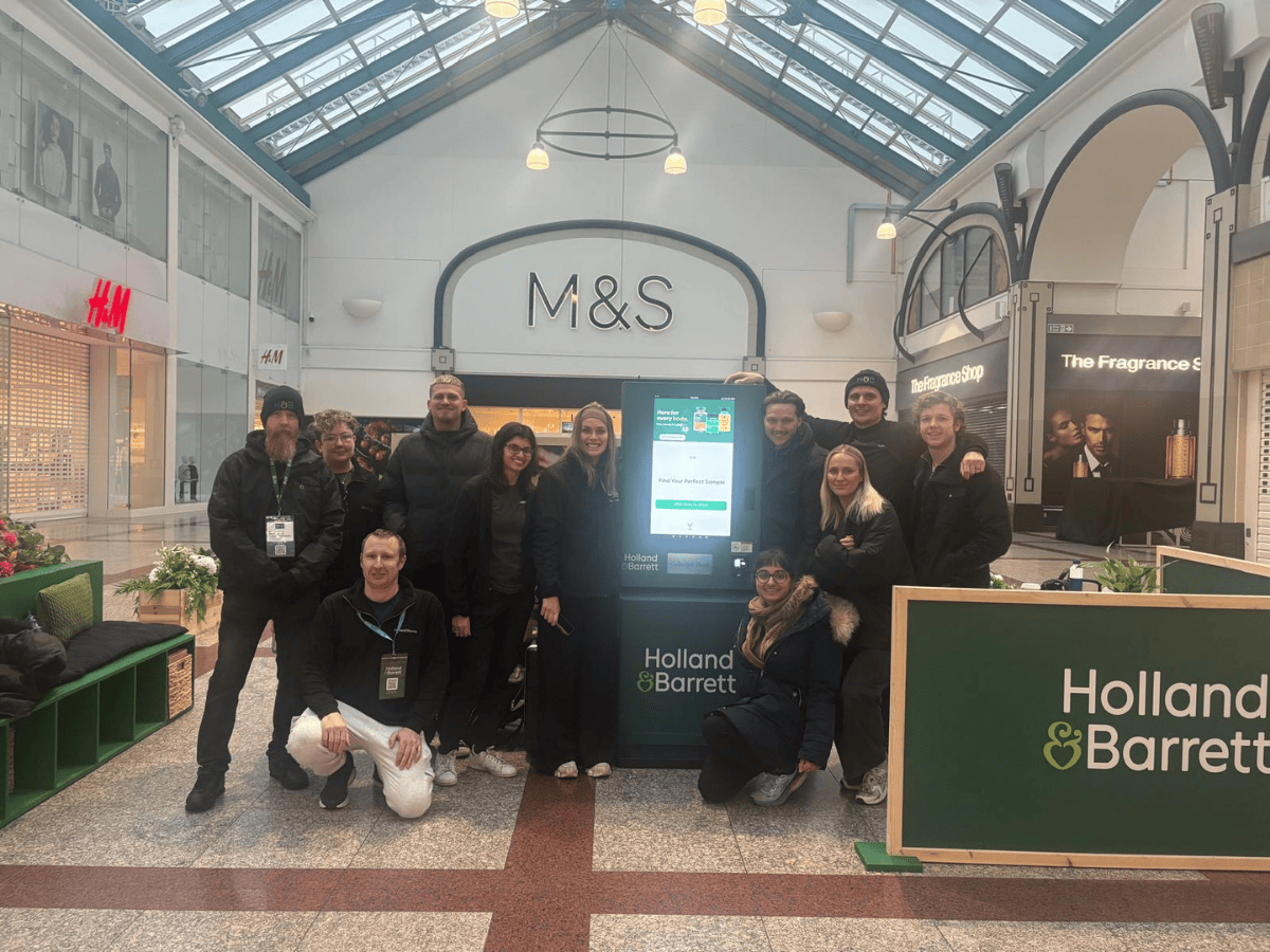 Vendi Tech during the Holland & Barrett activation