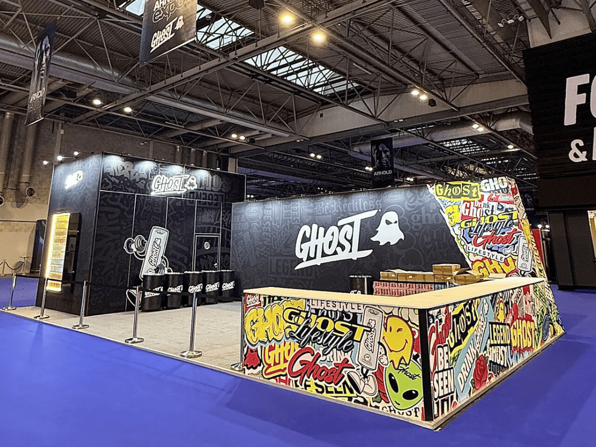 GHOST's stand at the Arnold UK