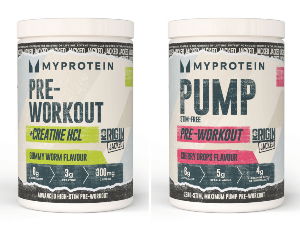 Myprotein's Origin Jacked Pre-Workout