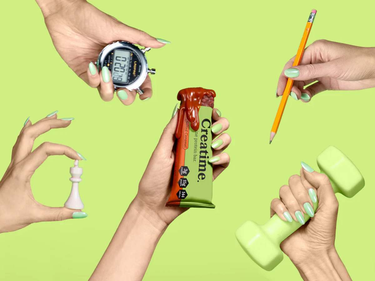 Creatime's protein and creatine bars
