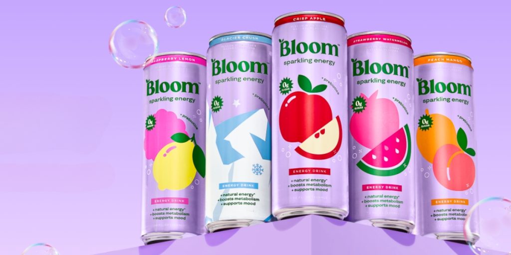 bloom sparkling energy healthy