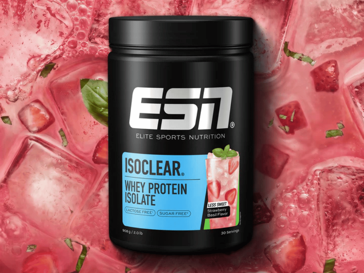 ESN's Strawberry Basil Isoclear Whey Protein Isolate
